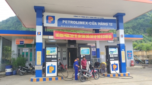 Lai Châu: Trạm sạc VinFast - Cửa hàng xăng dầu Petrolimex Lai Châu Số 12